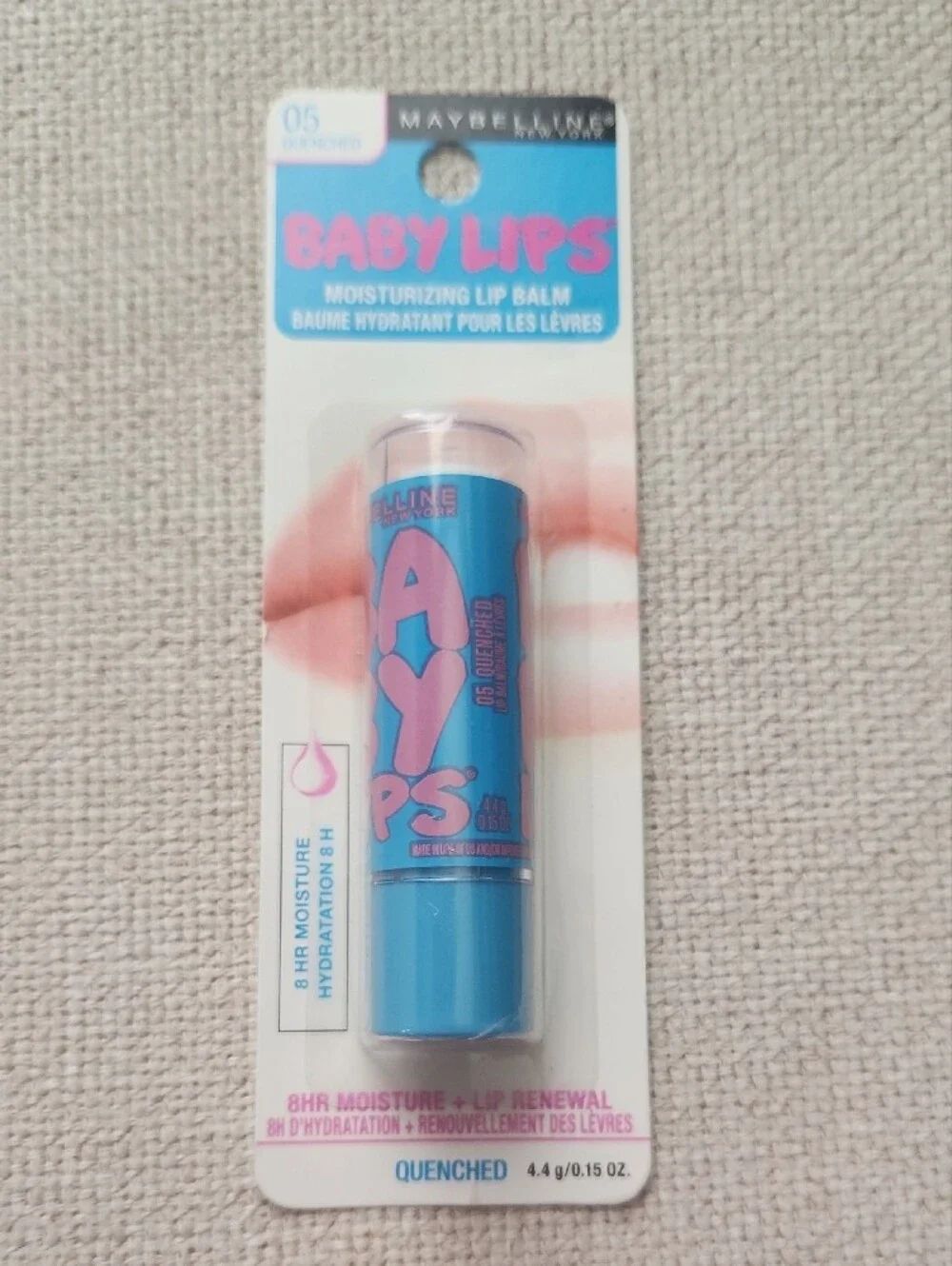 Maybelline Baby Lips Moisturizing Lip Balm - Bright Blue with Pink Accents